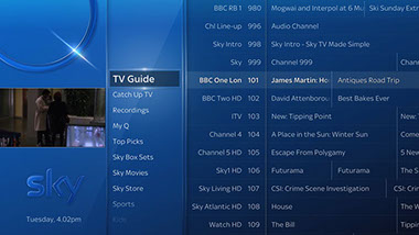sky Q installation Chiseldon